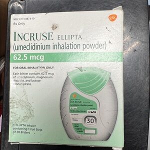 Incruse Ellipta Inhalation Powder 62.5 mcg